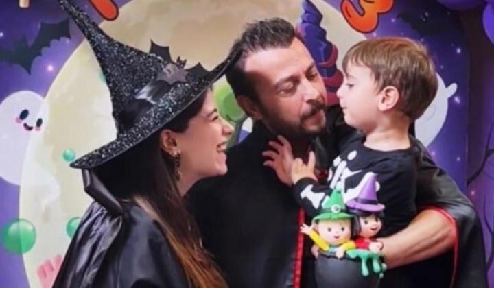Hazal Kaya ve Ali Atay oğullarının yeni yaşını kutladı
