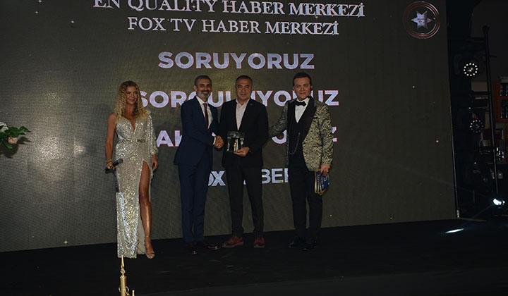 'En Quality Haber Merkezi Ödülü' FOX TV'nin 3 ‘En Quality Haber Merkezi Ödülü’ FOX TV’nin