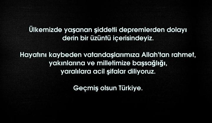 Geçmiş olsun Türkiye 1 Geçmiş olsun Türkiye