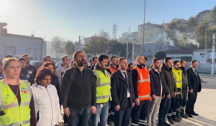 İstanbul Ata’sına saygı duruşundaydı