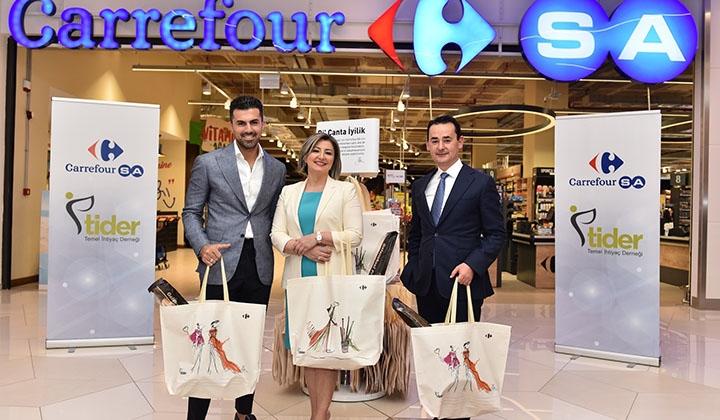 Raşit Bağzıbağlı, CarrefourSA ve TİDER iş birliği için 'Bi’ Çanta İyilik' projesine imza attı 5 Raşit Bağzıbağlı, CarrefourSA ve TİDER iş birliği için ‘Bi’ Çanta İyilik’ projesine imza attı