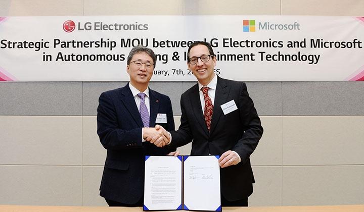 LG, otomobil devrimini hızlandırmak için Microsoft ile bir ortaklık başlattı 1 LG, otomobil devrimini hızlandırmak için Microsoft ile bir ortaklık başlattı