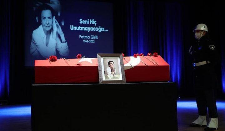 Usta sanatçı Fatma Girik son yolculuğuna uğurlanıyor 1 Usta sanatçı Fatma Girik son yolculuğuna uğurlanıyor