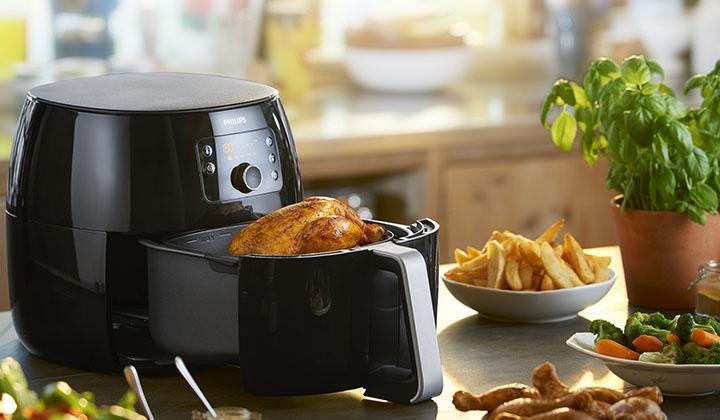 Philips Airfryer XXL ile yağsız ve sağlıklı yemeklerin tadını çıkartın 3 Philips Airfryer XXL ile yağsız ve sağlıklı yemeklerin tadını çıkartın