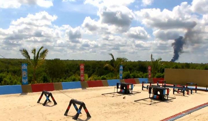 Survivor adasında orman yangını çıktı