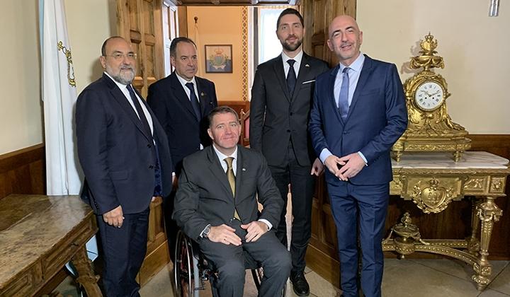 San Marino Devlet Başkanları Serhat’ı makamlarında ağırladı 1 San Marino Devlet Başkanları Serhat’ı makamlarında ağırladı