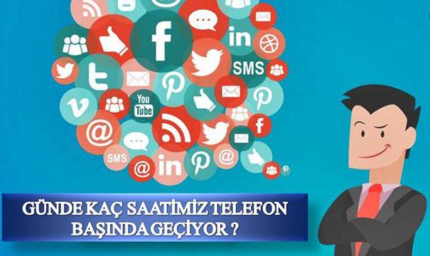 Günde kaç saatimiz telefon başında geçiyor?