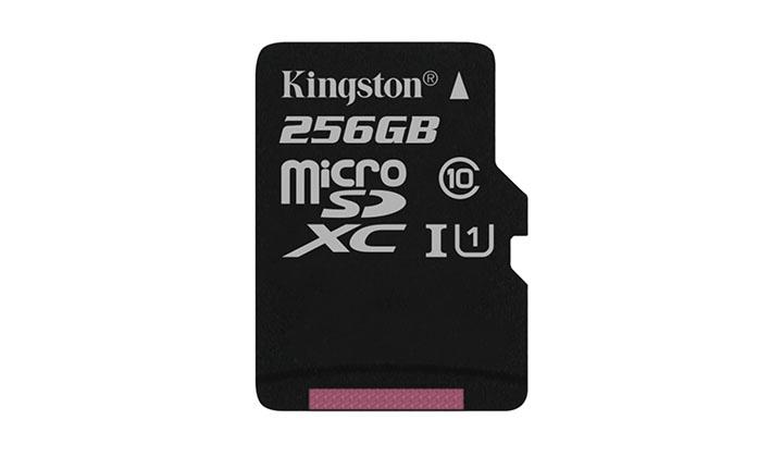 Kingston’dan 256 GB’lık yeni microSD kart 1 Kingston’dan 256 GB’lık yeni microSD kart