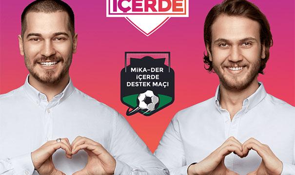İçerde, Minik Kalpler’le futbol maçında buluşuyor