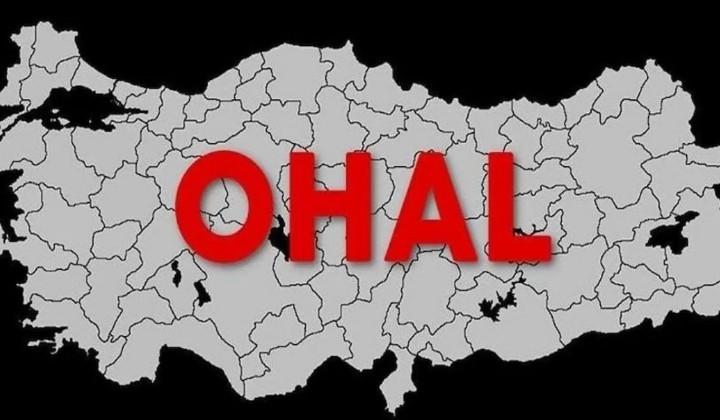 10 ili kapsayan OHAL ilan edildi