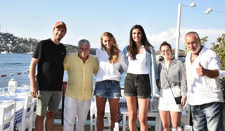 Bodrum’da balık keyfi yaptılar