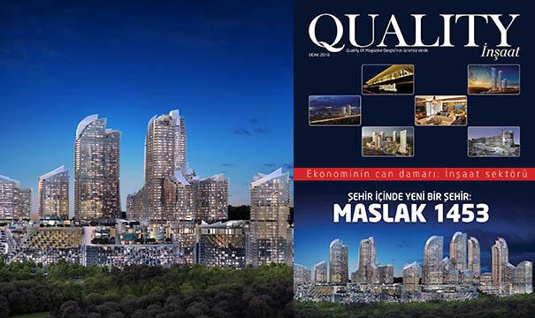 Maslak 1453 projesinin detayları Quality İnşaat ekinde