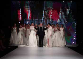 İzmir Fashion Week’te, İğne İplik Moda’nın yeni sezon gelinlikleri ile Rinelli’nin şık damatlıkları ve takım elbiseleri sergilendi
