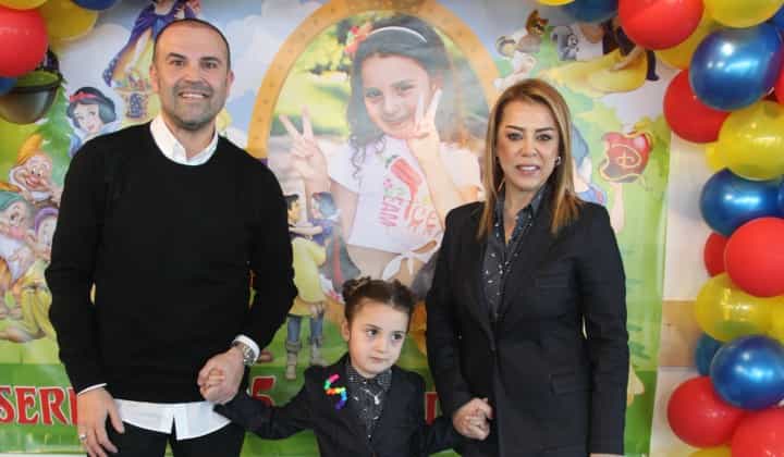 İsmail Özkan ve Esra Özkan çiftinden kızları Serpil Naz’a doğum günü