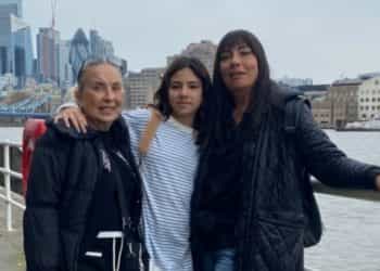 Işın karaca ve kızından Londra çıkarması
