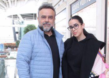 Bülent Serttaş kızı Miray ile Anneler Günü alışverişinde