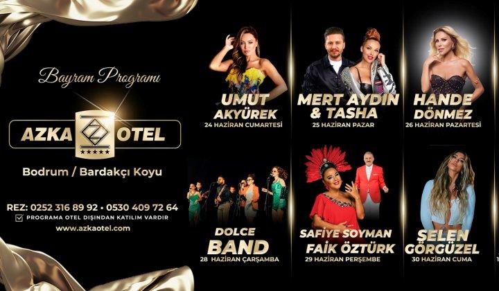 Azka Otel’de unutulmaz bir bayram Azka Müzik sanatçılarıyla sizleri bekliyor
