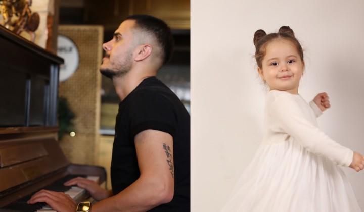Vedat Alçay minik Almina’yla düet yaptı