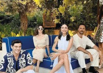 Eski sevgililer Nesrin Cavadzade-Burak Deniz ve Birce Akalay-Fırat Çelik uzun zaman sonra yan yana geldi