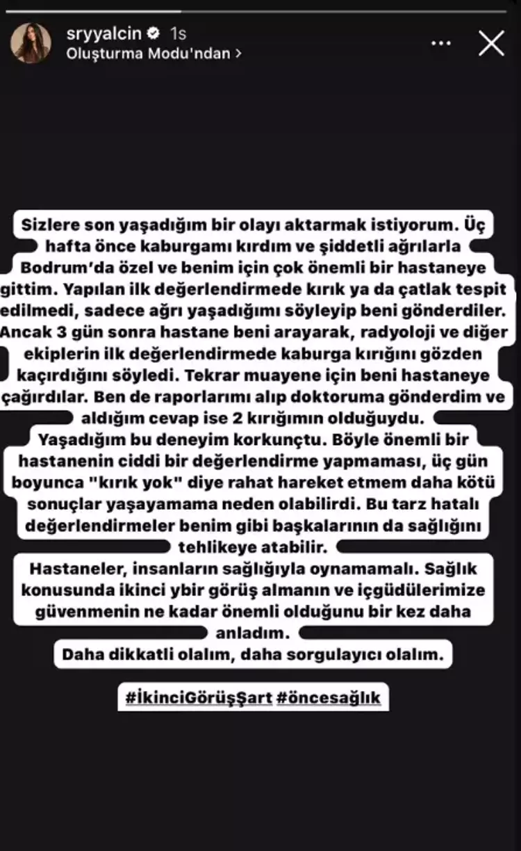 Süreyya Yalçın'a yanlış teşhis şoku 7 64d46968e4bfdd1bf8e6165f Süreyya Yalçın'a yanlış teşhis şoku