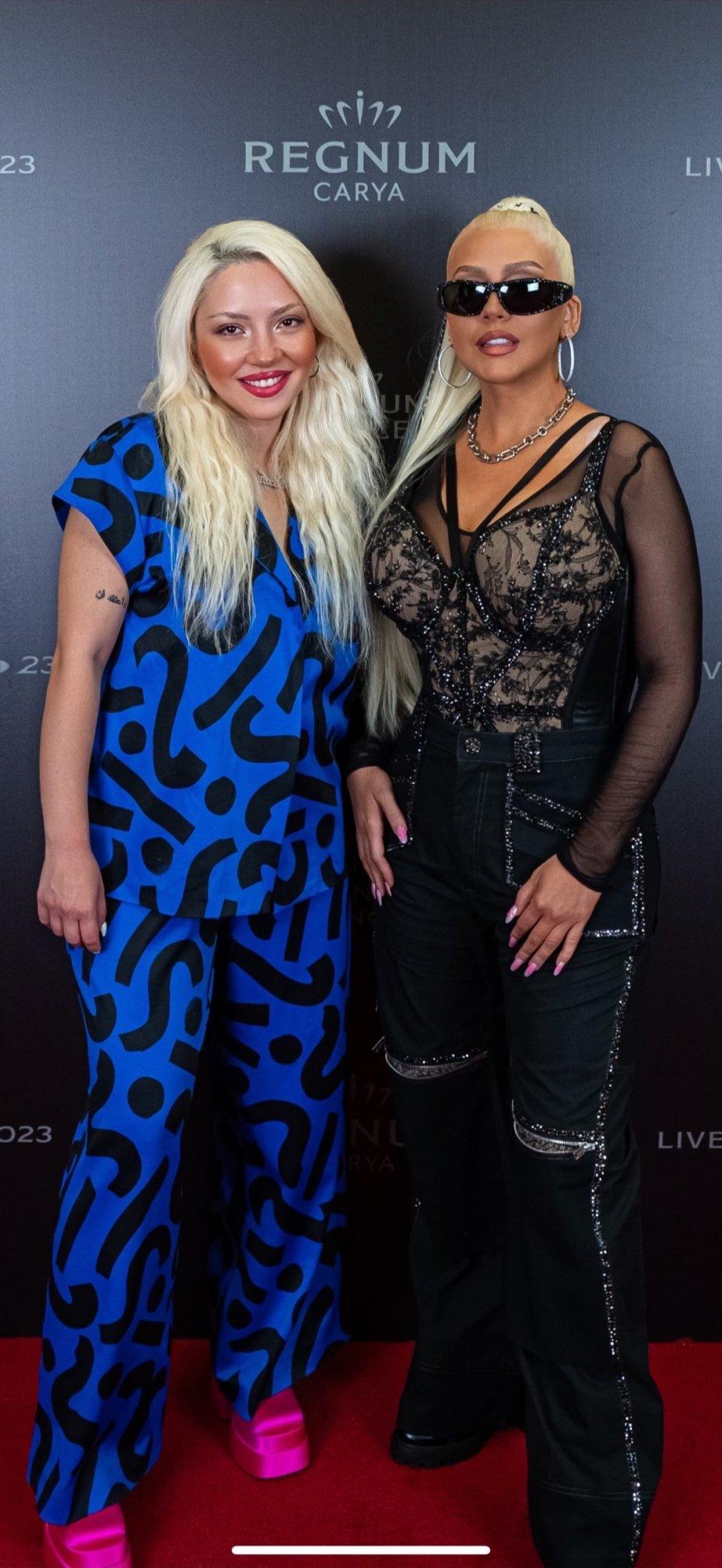 Ece Seçkin, Christina Aquilera ile buluştu 3 ece Ece Seçkin, Christina Aquilera ile buluştu