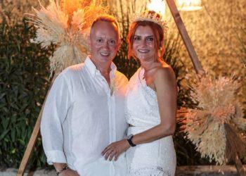 Füsun-Sinan Kuran çifti evliliklerinin 15’i resmi, 20. yılında nikah tazeledi