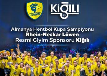 Kiğılı, Almanya’nın başarılı hentbol takımı ‘Rhein Neckar Löwen’ın giyim sponsoru oldu