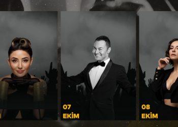 Fatma Turgut, Melek Mosso ve Serdar Ortaç YBY Woods’ta