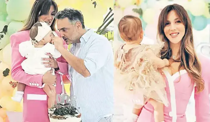 Arda Türkmen ile Melodi Elbirliler'in kızı Siena 1 yaşına bastı 1 Arda Türkmen ile Melodi Elbirliler’in kızı Siena 1 yaşına bastı