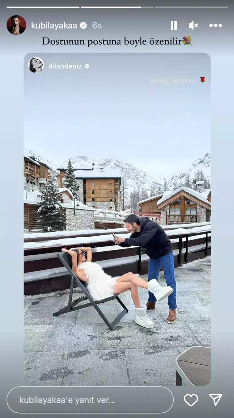 Dilan Çiçek Deniz'den soğuk havada Kubilay Aka'ya seksi pozlar 7 6576911ae4bfdc1b28f40b2f Dilan Çiçek Deniz'den soğuk havada Kubilay Aka'ya seksi pozlar