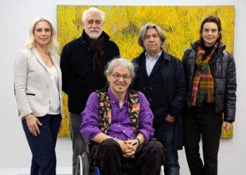 Ressam Ahmet Yeşil’in ‘İz/ler’ sergisi sanatseverlerle buluştu