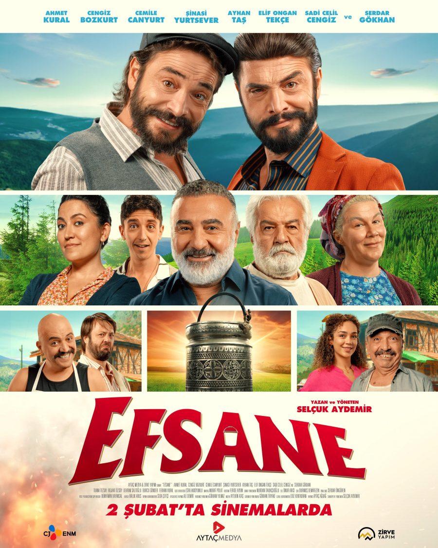 efso1 Oyuncu kadrosuyla dikkat çeken 'Efsane' filminin afişi görücüye çıktı
