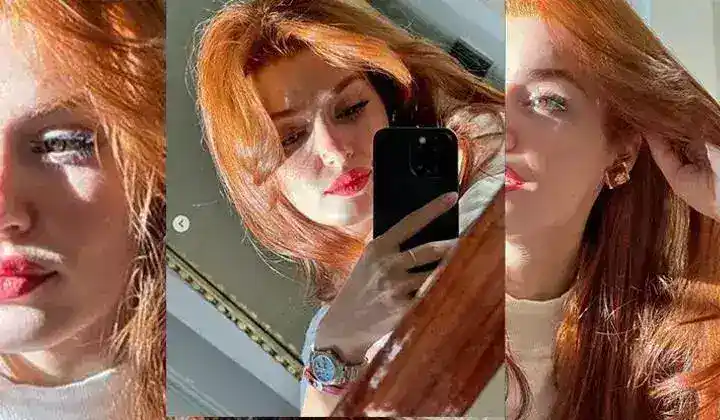 Hande Erçel'in kızıl sevdası kısa sürdü 2 Hande Erçel’in kızıl sevdası kısa sürdü
