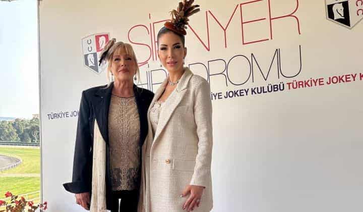 Tuğba Özerk, annesi ile dedesi adına düzenlenen yarışa katıldı
