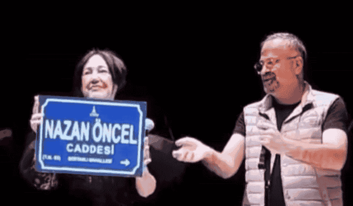 Karşıyaka Belediyesi'nden Nazan Öncel’e anlamlı hediye 1 Karşıyaka Belediyesi’nden Nazan Öncel’e anlamlı hediye