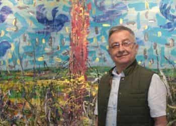 Ressam Ahmet Öcal’ın ‘Simulation of Truth’ sergisi sanatseverlerle buluştu