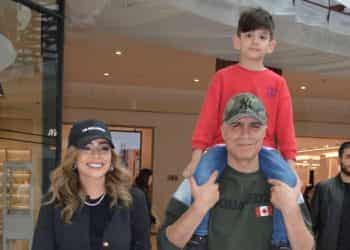 Özcan Deniz eşi Samar Dadgar ve oğlu Kuzey ile mutluluk pozu verdi