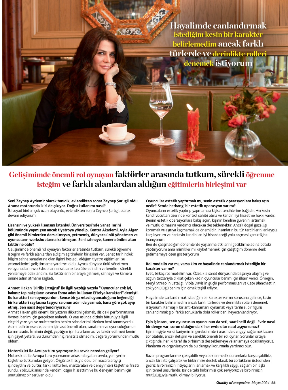 Güzel ve başarılı oyuncu Zeynep Şarlıgil hakkında merak edilenleri ve gelecek hedeflerini Quality of magazine'e anlattı 6 zeynep sarligil2 Güzel ve başarılı oyuncu Zeynep Şarlıgil hakkında merak edilenleri ve gelecek hedeflerini Quality of magazine'e anlattı