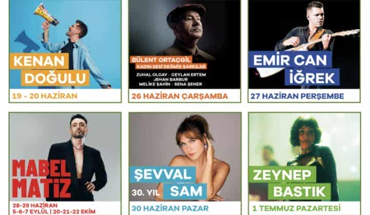 Paribu Harbiye Açıkhava Konserleri başlıyor