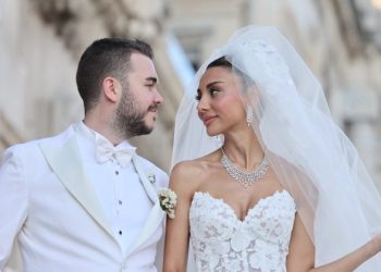 Doğanlar Holding 3. Kuşak Aile Meclisi Üyesi Doruk Doğan, tasarımcı Ceren Usta ile bir ömür mutluluğa ‘evet’ dedi