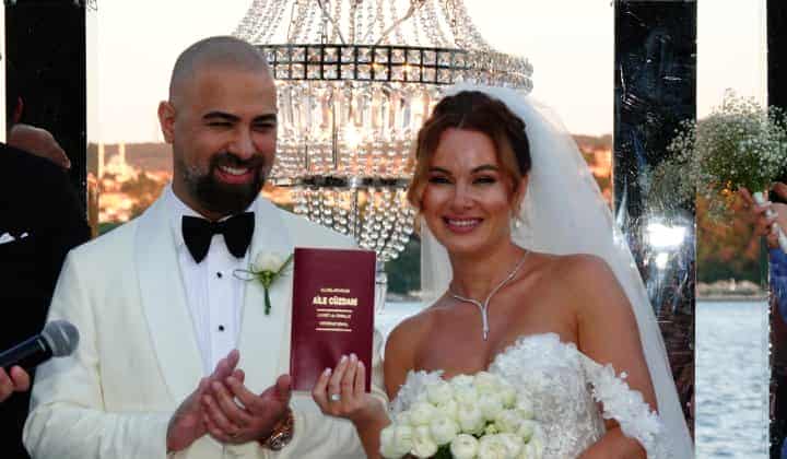 Olga Napoli, iş insanı Ahmet Çiğdem ile dünya evine girdi