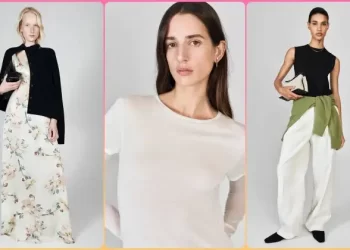 Çiçek desenleri ve pastel ekoseler, TOTEME Pre-Fall 2024 Koleksiyonu’na taze bir bakış açısı kazandırıyor.