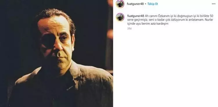 6711efb59a6f090d2fe62d4f Özkan Uğur'un doğum gününü unutmadı