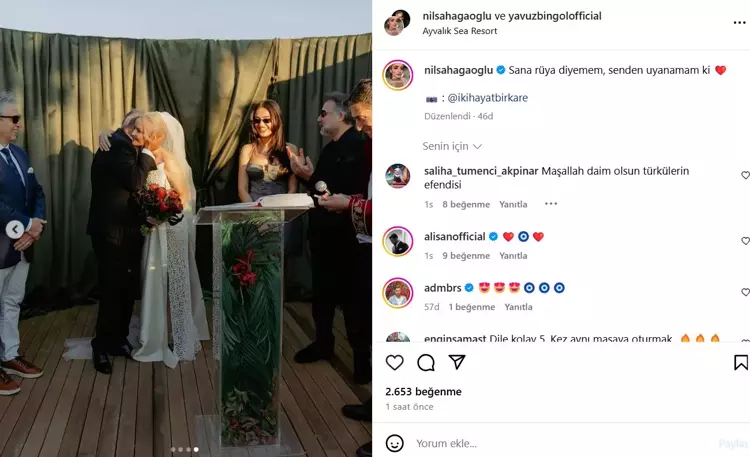 671cb466563091939d5fafa4 Yavuz Bingöl ile Nilşah Ağaoğlu 6 yıllık aşklarını evlilikle sonlandırdı
