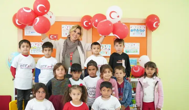Çocuklar Gülsün Diye Derneği’nin 55. anaokulu Şanlıurfa’da açıldı