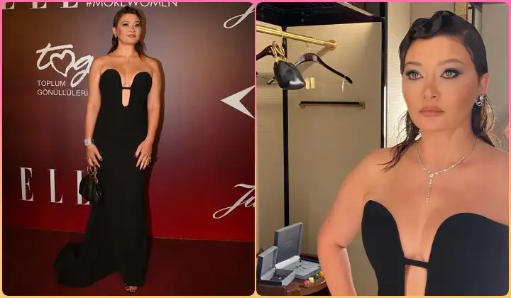 Nurgül Yeşilçay fiziğiyle şov yaptı