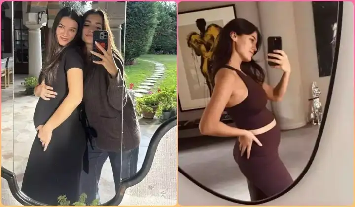 Anne adayı Pınar Deniz'den karnı burnunda yeni poz 1 Anne adayı Pınar Deniz’den karnı burnunda yeni poz