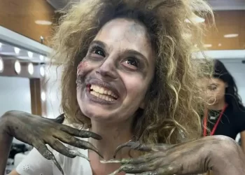 Film setinin en güzel zombisi