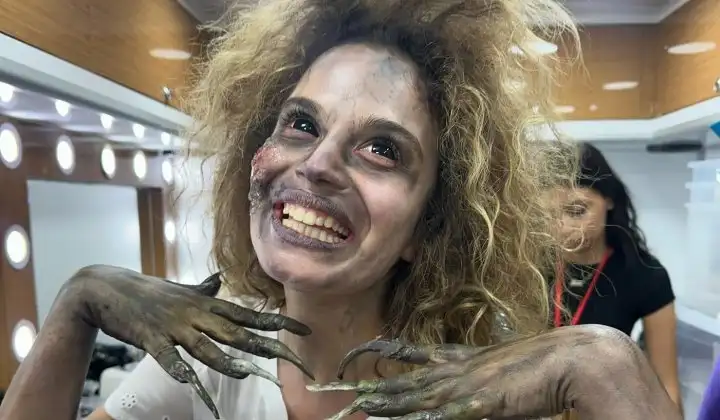 Film setinin en güzel zombisi 2 Film setinin en güzel zombisi