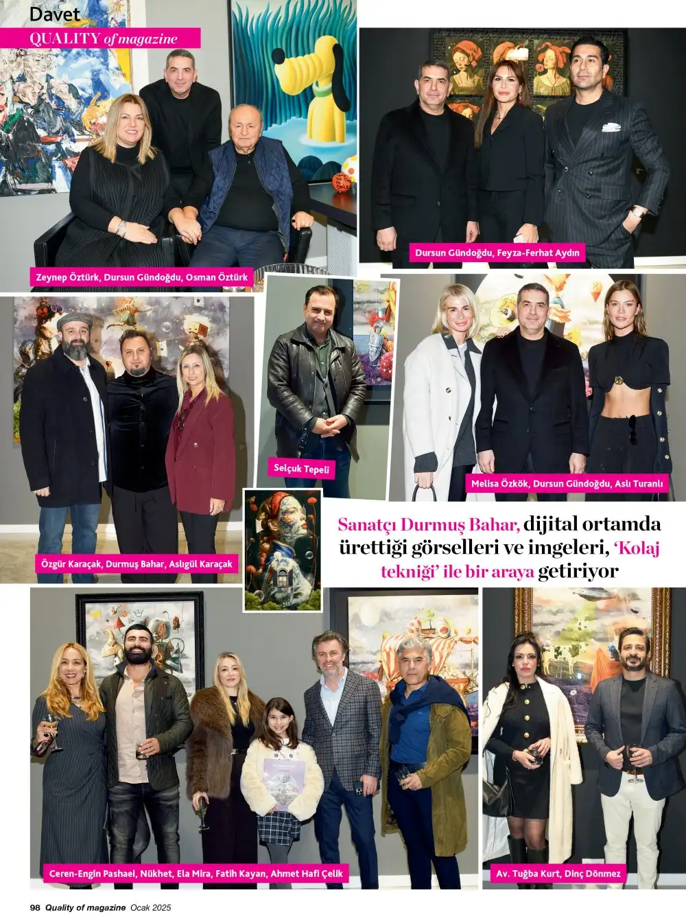 durmusbahar3 Durmuş Bahar'ın ilk kişisel sergisi ‘Bulutlarda Gezinti’, DG Art Gallery&Projects’te sanatseverlerle buluştu